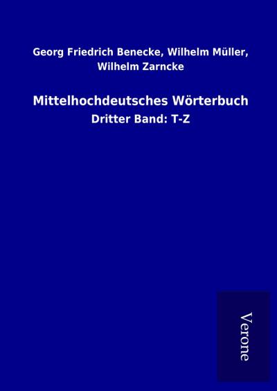 Mittelhochdeutsches Wörterbuch