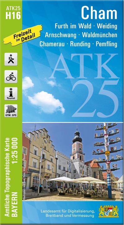 ATK25-H16 Cham (Amtliche Topographische Karte 1:25000)