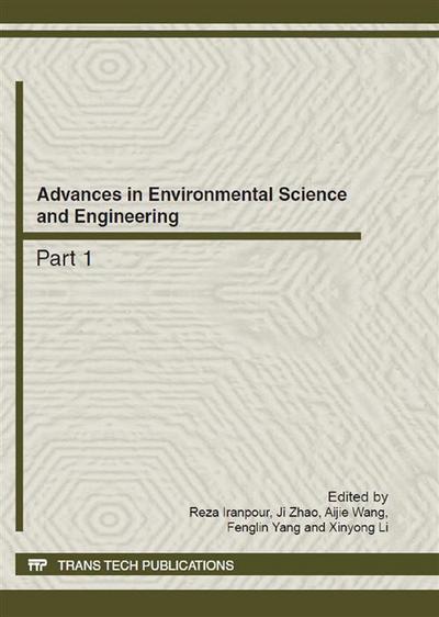 Advances in Environmental Science and Engineering