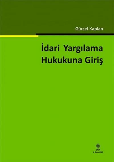 Idari Yargilama Hukukuna Giris 4. Baski