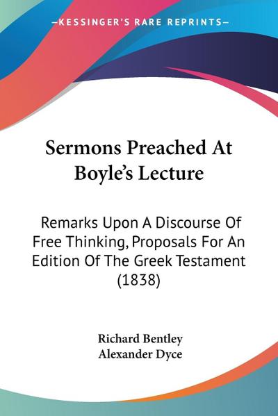 Sermons Preached At Boyle’s Lecture