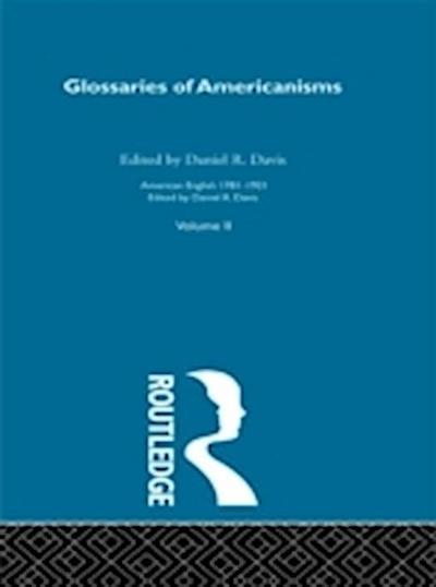 Glossaries Of Americanisms V
