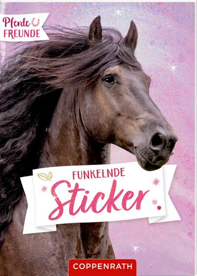 Funkelnde Sticker (Pferdefreunde)