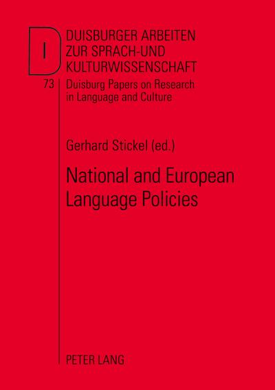 National and European Language Policies