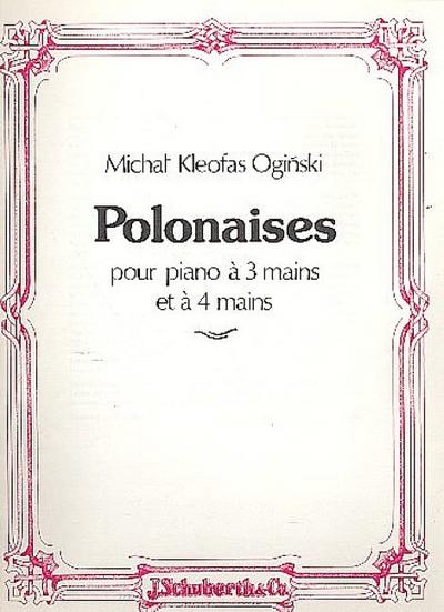 Polonaisespour piano a 3 et a 4 mains