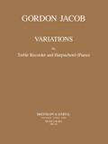 Variationsfor treble recorder and harpsichord (or piano)