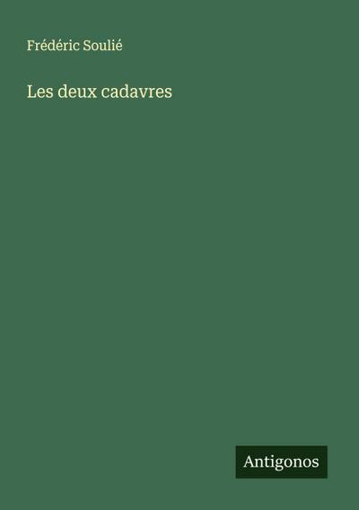 Les deux cadavres