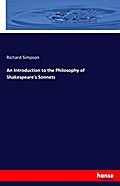 An Introduction to the Philosophy of Shakespeare’s Sonnets