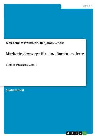 Marketingkonzept für eine Bambuspalette