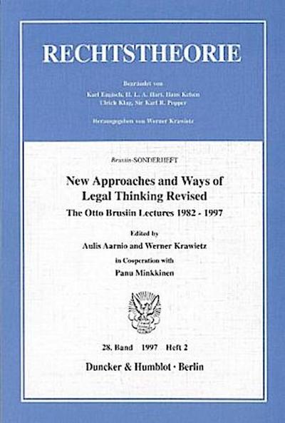 New Approaches and Ways of Legal Thinking Revised.