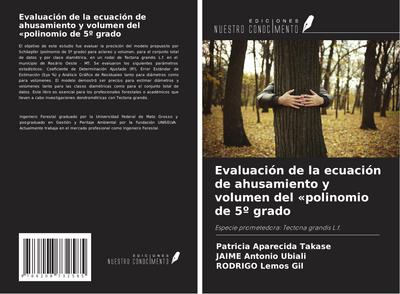 Evaluación de la ecuación de ahusamiento y volumen del ’polinomio de 5º grado
