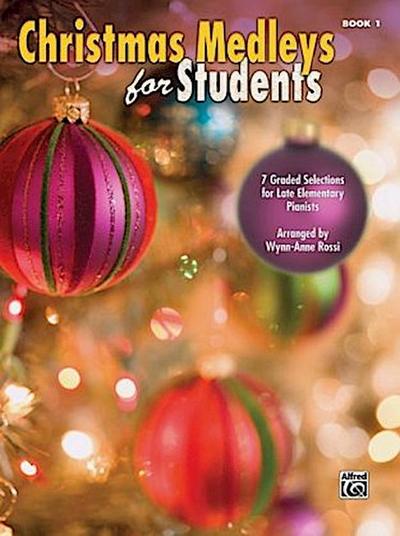 Christmas Medleys for Students, for piano, w. Audio-CD. Book.1