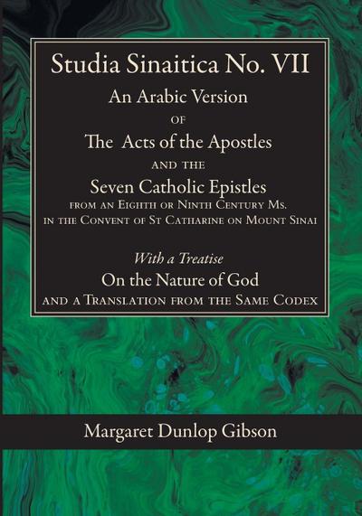 Studia Sinaitica No. VII