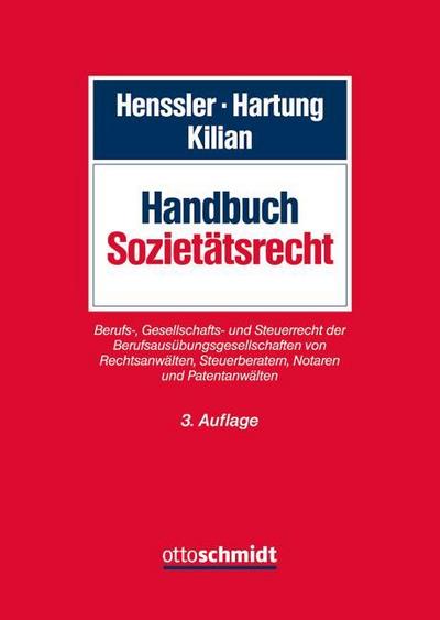 Handbuch Sozietätsrecht