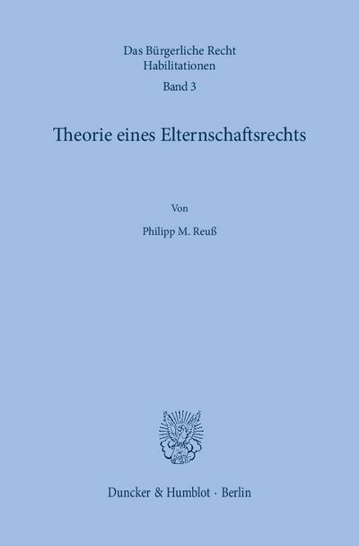 Theorie eines Elternschaftsrechts.