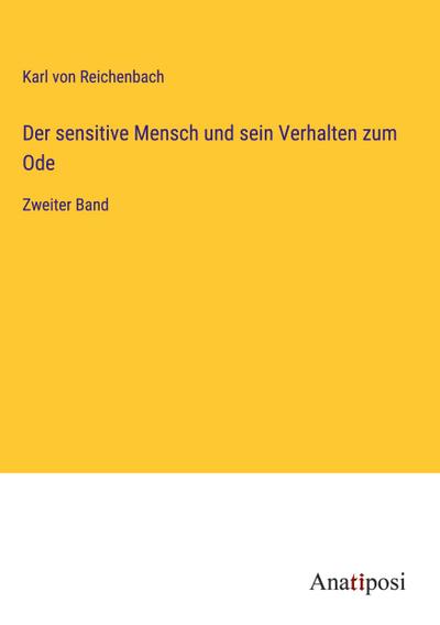 Der sensitive Mensch und sein Verhalten zum Ode