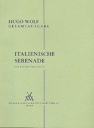 Italienische Serenadefür kleines Orchester