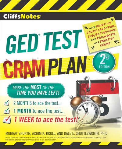 CliffsNotes GED Test Cram Plan Second Edition