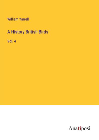 A History British Birds
