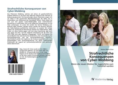Strafrechtliche Konsequenzen von Cyber-Mobbing