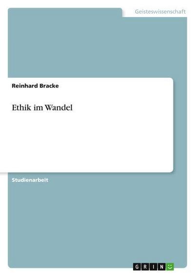 Ethik im Wandel