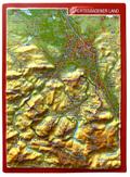 Reliefpostkarte Berchtesgadener Land