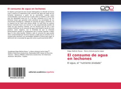El consumo de agua en lechones