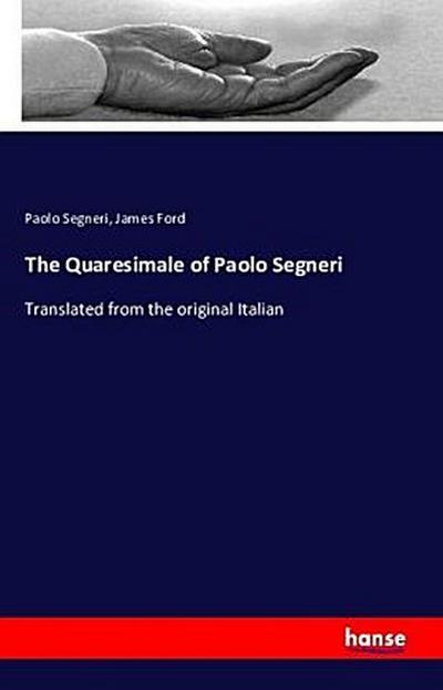 The Quaresimale of Paolo Segneri