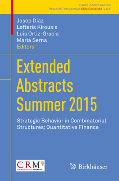 Extended Abstracts Summer 2015