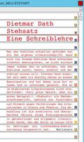 Stehsatz