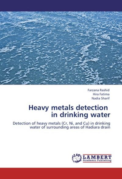 Heavy metals detection in drinking water
