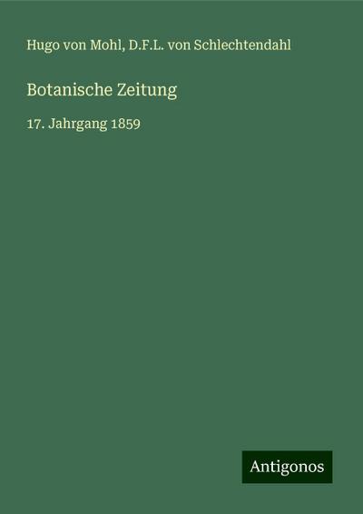 Mohl, H: Botanische Zeitung