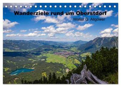 Wanderziele rund um Oberstdorf (Tischkalender 2026 DIN A5 quer), CALVENDO Monatskalender