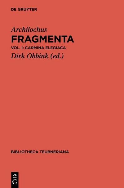 Fragmenta Carmina elegiaca