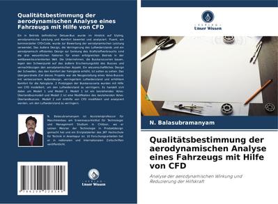 Qualitätsbestimmung der aerodynamischen Analyse eines Fahrzeugs mit Hilfe von CFD