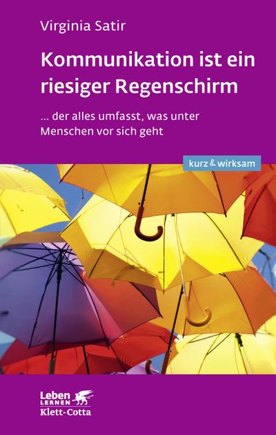 Kommunikation ist ein riesiger Regenschirm