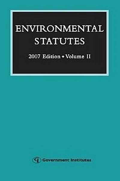 ENVIRONMENTAL STATUTES 2007/E
