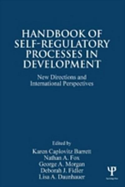 Handbook of Self-Regulatory Processes in Development
