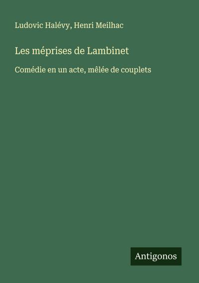 Les méprises de Lambinet