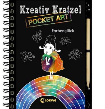Kreativ Kratzelbuch Pocket - Farbenglück