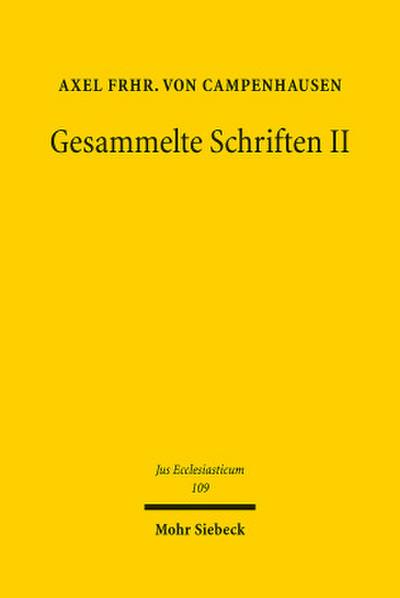 Gesammelte Schriften II
