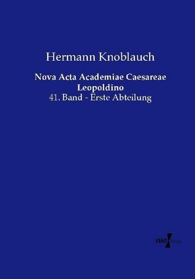 Nova Acta Academiae Caesareae Leopoldino