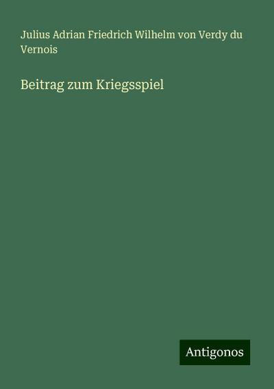 Beitrag zum Kriegsspiel