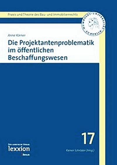 Die Projektantenproblematik im öffentlichen Beschaffungswesen