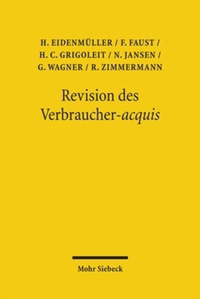 Revision des Verbraucher-acquis