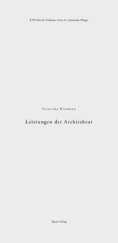Leistungen der Architektur