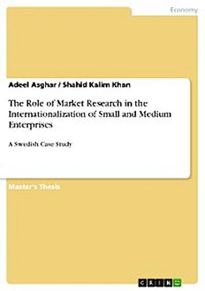 The Role of Market Research in the Internationalization of Small and Medium Enterprises