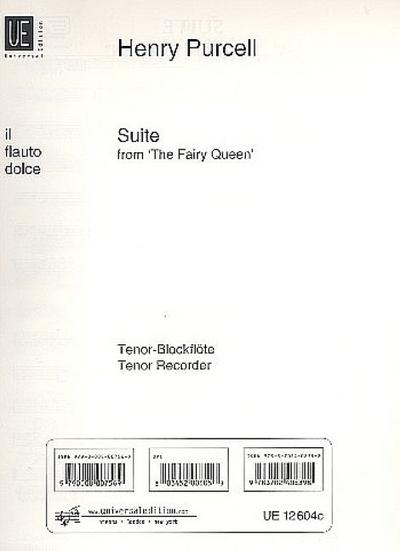 Suite The fairy Queen fürBlockflötenquartett (und Cembalo)