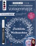 Vorlagenmappe Fensterdeko mit dem Kreidemarker - F