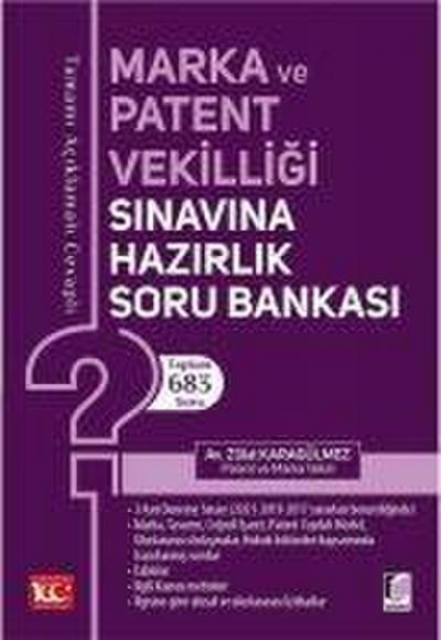 Marka ve Patent Vekilligi Sinavina Hazirlik Soru Bankasi